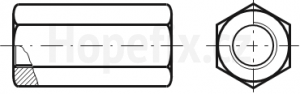 Hexagon connection nuts