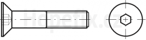 Šrouby se zapuštěnou hlavou a vnitřním šestihranem, pevnost 10.9