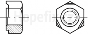 Hexagon weld nuts