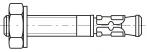 Wedge anchor with ETA, option 7, A4