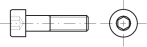 Šrouby s válcovou hlavou a vnitřním šestihranem