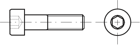 Hexagon socked head cap screws, A2